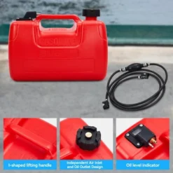 Marine Tank, 3 Gallon Portable Outboard Boat Transfer Tank With Line & I-Shaped Handle - Easy To Carry -Furniture GUEST 4286c8c8 5450 4398 b36d 8cc6ee94b779