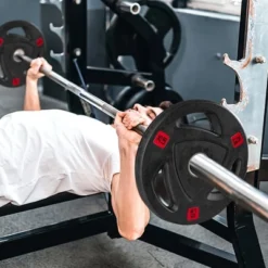 Weight Plates 2-Inch Rubber Coated Olympic Cast Iron Grip Plates Bumper Plates In Pairs Or Single For Strength Training -Furniture GUEST 42aecff0 3c80 4c31 b8a3 99d9ec8d726f