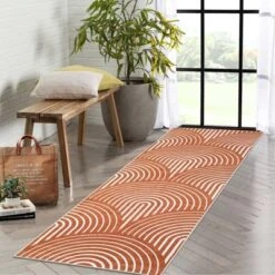 TROPOW Machine Washable Rug Modern Abstract Low Pile Rugs Non Slip Non Shedding Rug Contemporary Lines Indoor Carpet For Bedroom Living Room -Furniture GUEST 4337fdc5 3b1d 4230 a2ec 68b836b63346