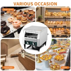 Commercial Toaster Conveyor, 450 Slices/H, 1800W 110v, 7 Temperature Settings 15 Commercial Toaster Conveyor, 450 Slices/H, 1800W 110v, 7 Temperature Settings -Furniture GUEST 452cd921 42e2 4220 8233 7054c90f3ec0