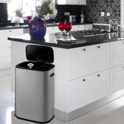 14.5 Gal/55 L Motion Sensor Trash Can, Automatic Garbage Can With Soft-Close Lid And Handle, Rectangle Touchless Waste Basket -Furniture GUEST 47bb6403 2ebe 4dda bd79 1ee27b8bf010