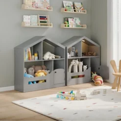 3-Tier Kids Bookshelf, Toy Storage Organizer With Motion Sensor Light, Wooden Book Shelf, Kids Book Rack For Kids Rooms, Classroom, Playing Room -Furniture GUEST 490de277 34b8 432a b1c3 4994845d6b9a