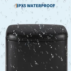 Bathroom Trash Can With Lid, Stainless Steel Kitchen Trash Can With 12 Liter, Soft Close Step-On Pedal, Fingerprint-Resistant Finish For Kitchen -Furniture GUEST 4a65ec4b 89d4 4ed1 8580 1bdce06744fa