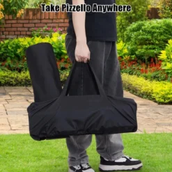 Portable Pizza Oven Outdoor, 12" Wood Pellet Pizza Ovens With Pizza Stone & Storage Bag & Pizza Peel, Stainless Steel Pizza Maker Grill -Furniture GUEST 4ac52c11 2f84 4dcb a66b 6f6e1d23760b