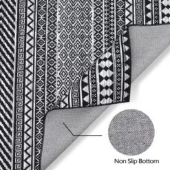 TROPOW Washable Area Rugs, Vintage Oriental Rug, Low Pile Stain Resistant Carpet With Non-Slip Backing, Stain Resistance Rug For Bedroom Dining Room -Furniture GUEST 4c485cda 6e2a 4155 b7a8 dfdd4ac08873