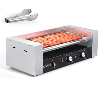 Commercial Hot Dog Roller Machine, Roller Stainless Steel Hot Dog Griller With Dual Controls, Capacity For Parties, Events 8 Commercial Hot Dog Roller Machine, Roller Stainless Steel Hot Dog Griller With Dual Controls, Capacity For Parties, Events - Image 6