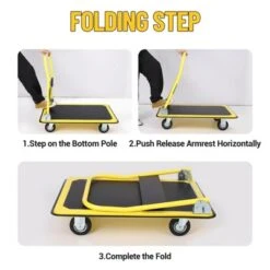 Hand Truck, Heavy Duty Moving Platform With 36¡Á24 Inch A3 Steel Deck - 4 Caster Wheels For Easy Maneuvering 12 Hand Truck, Heavy Duty Moving Platform With 36¡Á24 Inch A3 Steel Deck - 4 Caster Wheels For Easy Maneuvering -Furniture GUEST 4c81a3ee dd1c 4b23 ae06 6db328ab4ddc