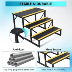 4/3 RV Step Stool With Handrail, Portable Pool Ladder With Non-Skid Tapes, Camper Steps For RV, Mobile Home Stairs Travel Trailers 14 4/3 RV Step Stool With Handrail, Portable Pool Ladder With Non-Skid Tapes, Camper Steps For RV, Mobile Home Stairs Travel Trailers -Furniture GUEST 4d4c0f46 90ee 4775 b90c 95d597decd78