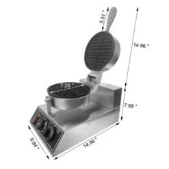 Waffle Maker, Stainless Steel Electric Waffle Machine - 1200W Single Head With Non-Stick Coating For Home & Commercial Use 14 Waffle Maker, Stainless Steel Electric Waffle Machine - 1200W Single Head With Non-Stick Coating For Home & Commercial Use -Furniture GUEST 4e0a2975 1410 41fb a920 128fd743fbc9