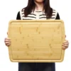 Extra Large Cutting Board For Kitchen, Wooden Chopping Block With Juice Grooves, Thick Butcher Block, Cheese Charcuterie Board 2 Extra Large Cutting Board For Kitchen, Wooden Chopping Block With Juice Grooves, Thick Butcher Block, Cheese Charcuterie Board -Furniture GUEST 4e68d174 7ae1 469d 827c 6fc129d81726