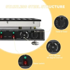 50 PCS Mini Pancakes Maker Machine,110V Mini Dutch Pancake Maker,1800W Commercial Electric Nonstick Waffle Maker Machine For Home And Restaurants -Furniture GUEST 4e7bf100 61d4 439c a780 1f9ee893aa6a