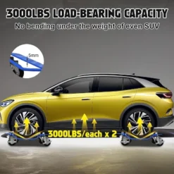 Car Dolly Heavy Duty, 6000 Lbs Capacity Wheel Dolly Car Skates With Wheels And Brakes, Tire Dolly Cart For Moving Cars, Trucks -Furniture GUEST 4f6af18a 9e8d 4a8b bc22 8bc41cfdf910