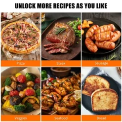 Portable Pizza Oven Outdoor, 12" Wood Pellet Pizza Ovens With Pizza Stone & Storage Bag & Pizza Peel, Stainless Steel Pizza Maker Grill -Furniture GUEST 4fc09307 6bdd 42f2 97c7 7cd67a733b41