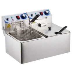 Commercial Electric Deep Fryer With 2 Basket, 20L Stainless Steel Deep Fryer -Furniture GUEST 501d7148 6c09 483a 8c75 3114ad51dd54