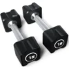 TROPOW Square Dumbbell (15KG/30LB/55LB) ¨C Black PU Coated Non-Slip Weight For Home Gym & Strength Training -Furniture GUEST 505553c6 325a 493a 97df b6051ca8a3ef