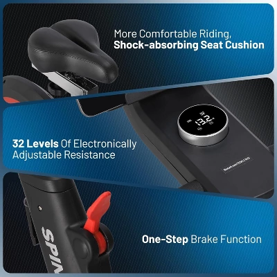 Exercise Bike, 5 In 1 Self-Powered Bike, 350 Lbs Weight Capacity, 32 Level Adjustable Magentic Resistance & Emergency Brake, Silent Belt Drive 7 Exercise Bike, 5 In 1 Self-Powered Bike, 350 Lbs Weight Capacity, 32 Level Adjustable Magentic Resistance & Emergency Brake, Silent Belt Drive - Image 5