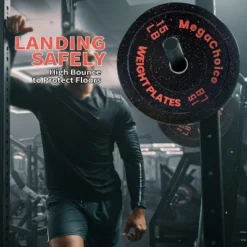 Bumper Weight Plates 2 Inch Barbell Plates Set Of 2, Rubber Colored Weight Plates 10-45 Lbs For Home Gym Strength Training & Weightlifting -Furniture GUEST 54a9746e c99f 48d5 bcbd aebdef6d60e2