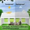 Outdoor Gazebo Tent For Events , Removable Sidewalls, 3 Storage Bags, Waterproof, Easy Setup, Ideal For Backyard Parties, Weddings -Furniture GUEST 56f23b81 9fdd 4cd4 8da5 6509d44e51d3