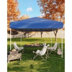 10x10 Heavy Duty Pop Up Canopy- Outdoor Canopy Tent With Portable Bag - 3 Adjustable Height, 4 Weight Bags, 8 Stakes & 4 Guy Ropes Included -Furniture GUEST 586c7c71 d58f 4afa 811a 957c9c6160a9