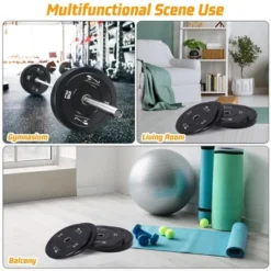 Bumper Plate, Rubber Weight Plates For Strength Training & Weightlifting, Barbell Dumbbell Plates -Furniture GUEST 591e247a 68aa 41cd a27a 8d230389d8d8