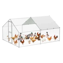 Chicken Coop, Heavy Duty Chicken Coop - 9.8¡Á13.1¡Á6.6FT Large Metal Poultry Cage With Waterproof UV Cover For Backyard Farm 17 Chicken Coop, Heavy Duty Chicken Coop - 9.8¡Á13.1¡Á6.6FT Large Metal Poultry Cage With Waterproof UV Cover For Backyard Farm -Furniture GUEST 5a078ce7 8e59 40d3 9a08 499f3d39c2a6