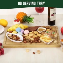 Acacia Wood Noodle Board - Stove Top Cover With Handles, Electric & Gas Stove Compatible, Counter & RV Use, Decorative Tray -Furniture GUEST 5a14856d 574b 45db bbd4 3bca8923a6f5