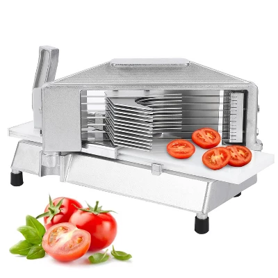 Tomato Slicer, 3/8" Stainless Steel Blade Slicer With Built-In Cutting Board - Safety Guards & Non-Slip Feet For Restaurant & Home 10 Tomato Slicer, 3/8" Stainless Steel Blade Slicer With Built-In Cutting Board - Safety Guards & Non-Slip Feet For Restaurant & Home - Image 8