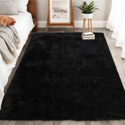 4x6 Ultra Soft Plush Carpet ¨C Navy Blue Fluffy Washable Area Rug ¨C Non-Slip Kids Room Rug Cozy Throw For Boys Girls Dorm Decor 10 4x6 Ultra Soft Plush Carpet ¨C Navy Blue Fluffy Washable Area Rug ¨C Non-Slip Kids Room Rug Cozy Throw For Boys Girls Dorm Decor - Image 8