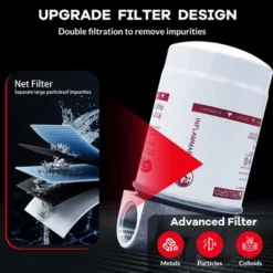 58 Gallon Portable Diesel Fuel Tank With 12v Electric Transfer Pump (10 GPM Flow), 13.1Ft Hose, Auto Nozzle & 360¡ã Swivel Connector