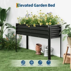 Raised Garden Bed With -Watering Reservoir - Tall Elevated Square Planter Box For Vegetables/Herbs -Furniture GUEST 60a95437 318c 484e b2fd 02fa76db7a98