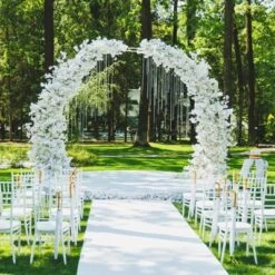 Garden Arch Trellis For Climbing Plants,9.8'x7.2' Metal Garden Arbor With Base,Outdoor Metal Wedding Arches For Party Decoration -Furniture GUEST 61e1ec9c a4f1 4b98 bdf1 94f2ce47ec61