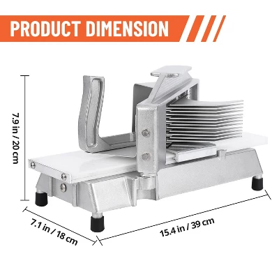Tomato Slicer, 3/8" Stainless Steel Blade Slicer With Built-In Cutting Board - Safety Guards & Non-Slip Feet For Restaurant & Home 3 Tomato Slicer, 3/8" Stainless Steel Blade Slicer With Built-In Cutting Board - Safety Guards & Non-Slip Feet For Restaurant & Home