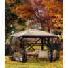 Pop-Up Screen Tent Gazebo, 12 X 12 Ft Camping Canopy Instant Shade, Featuring 6 Removable Privacy Canopy, And Made From 210D Oxford Fabric -Furniture GUEST 625ba724 5569 47c9 8336 f4296d968bc3