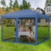 Pop Up Canopy Tent, Portable Easy Up Outdoor Screen Shelter With Mosquito Netting, Patented One Push Immediate Sun Shade With Wheeled Bag -Furniture GUEST 62739fe1 939f 4de3 940f 621e958d9b79