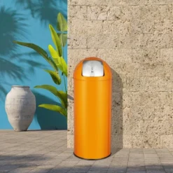 17 Gallon/65 Liter Push Lid Trash Can With Removable Inner Bucket, Stainless Steel Waste Bin, Tall Commercial Recycling Bin Waste Container 13 17 Gallon/65 Liter Push Lid Trash Can With Removable Inner Bucket, Stainless Steel Waste Bin, Tall Commercial Recycling Bin Waste Container -Furniture GUEST 62b90af3 c563 4cb1 86c0 fc2630664d1c