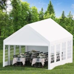 Outdoor Gazebo Tent For Events , Removable Sidewalls, 3 Storage Bags, Waterproof, Easy Setup, Ideal For Backyard Parties, Weddings 18 Outdoor Gazebo Tent For Events , Removable Sidewalls, 3 Storage Bags, Waterproof, Easy Setup, Ideal For Backyard Parties, Weddings -Furniture GUEST 634ff947 ef55 459a a6cd 1e9f8471efce