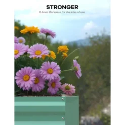 Rectangular Raised Garden Bed (2-Pack) ¨C Double Your Gardening Potential With Ergonomic Steel Planters -Furniture GUEST 65ebcbdb 624d 4066 a823 2da9ec7f2a63