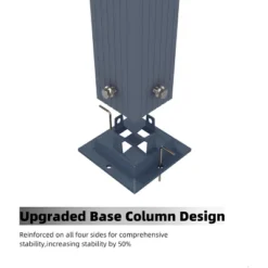 Pergola, 10x10 Ft Modern Aluminum Outdoor Pergola With Adjustable Canopy - Khaki Gazebo For Backyard Deck -Furniture GUEST 65f3771f 64ab 4bf7 847d 99fb22d39896