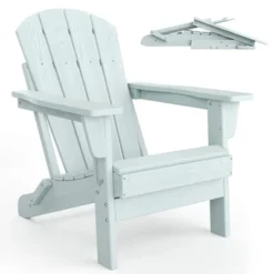 Folding Adirondack Chair, HDPE Outdoor All-Weather Fire Pit Chairs, Outdoor Wooden Lounge Chair, Modern Lounger Adirondack Chairs Ergonomic 21 Folding Adirondack Chair, HDPE Outdoor All-Weather Fire Pit Chairs, Outdoor Wooden Lounge Chair, Modern Lounger Adirondack Chairs Ergonomic -Furniture GUEST 6638614c 63fd 4ca9 b807 7c63a19bb256