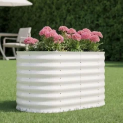 Galvanized Raised Garden Bed Outdoor, 24" Tall Metal Planter Box For Flowers Herbs Vegetables -Furniture GUEST 67ea0882 71c1 481f 9103 08e386b14cfb