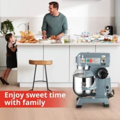 Food Mixer, 15Qt 600W 3-Speed Dough Mixer - Stainless Steel Bowl & Safety Guard For Bakeries Restaurants -Furniture GUEST 685f5654 ff5a 4730 a803 df450fb6db1e