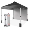 10x10 Pop-up Canopy，Patio Tent，Patented One Push Tent For Outdoor Events Commercial Instant Canopies，Canopy Wind Tunnel Design，with Wheeled Bag