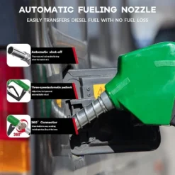 Diesel Tank, Portable Fuel Tank - 48 Gallon With 12V Electric Transfer Pump (10 GPM), 13Ft Hose & Auto Nozzle For Easy Fuel Transportation -Furniture GUEST 6a03e7b0 0fa4 41f0 9cd2 b2b5ba43acb1