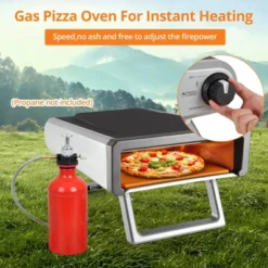12-Inch Portable Outdoor Gas Pizza Oven - 950¡ãF High Temperature, 60-Second Cooking, 15-Min Preheat -Furniture GUEST 6bb1279b 8883 403a bc7e dc22607ba652