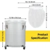 Grease Bucket, 10 Gallon Heavy Duty Fryer Oil Container - Lid/Lock Clips/Wheels, Food Grade Anti-Rust (Kitchen/Food Truck) -Furniture GUEST 6c8e8270 471a 40b3 aa4d bd5a631c7dd3
