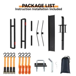 Heavy-Duty Motorcycle Tow Hitch Carrier ¨C 500 Lbs Capacity Dirt Bike & Scooter Transport Rack With Loading Ramp, Universal 2" Hitch Mount -Furniture GUEST 6eb4c092 55cb 48c1 b843 0bd55f0a79ec