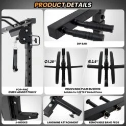 2000 LBS Power Cage,Multi-Function Power Rack With Cable Cross-Over System,Squat Rack With LAT Pull Down System -Furniture GUEST 6edbc332 0f64 4fdd 8e9e fa7b0747d1a2