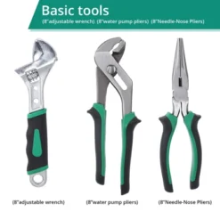 Socket Wrench Set Tool Set - 213 Piece Mechanics Tool Kit With SAE/Metric Sockets, Cr-V Steel Construction, Storage Case For Home & Auto Repair 12 Socket Wrench Set Tool Set - 213 Piece Mechanics Tool Kit With SAE/Metric Sockets, Cr-V Steel Construction, Storage Case For Home & Auto Repair -Furniture GUEST 6ef19294 2958 43d7 a5ca 4b87ab3e2084
