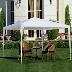 3x3m White Pop Up Gazebo Top Cover Replacement Canopy Roof