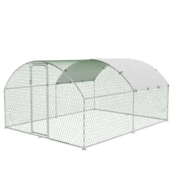 Chicken Coop, Large Metal Chicken Coop For Yard - Walk-in Poultry Cage With Waterproof UV Cover, Chicken Run For Backyard Farm -Furniture GUEST 719b0bae 61e5 414d b3ef 0897f151c0e2